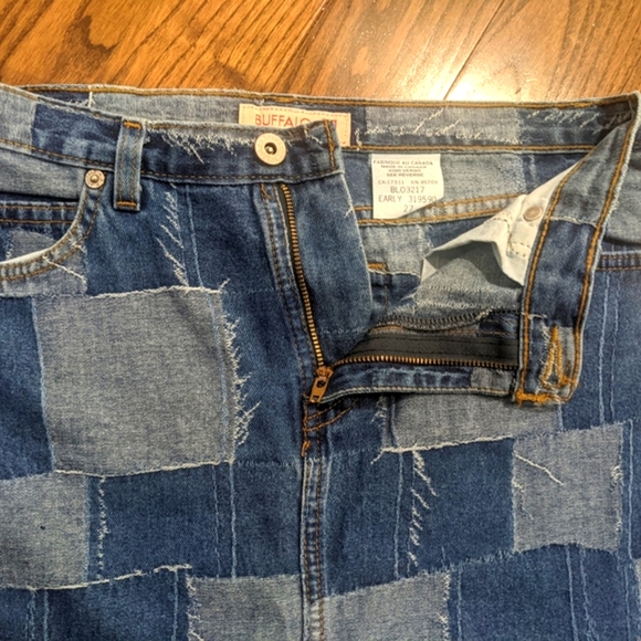 Buffalo by David Bitton Patch Denim Pencil Skirt - Picture 3 of 8